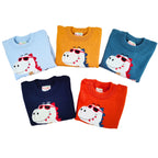 Chompa Bebe Hilo - Dino Fun - Mostaza