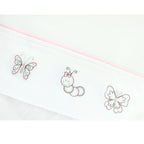 Set de Sábanas Bebe Algodón Cuna Niña - BB Mariposa - BRB
