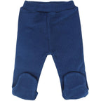 Conjunto Bebe - punto ingles - Amigos duo - Blanco-Azul