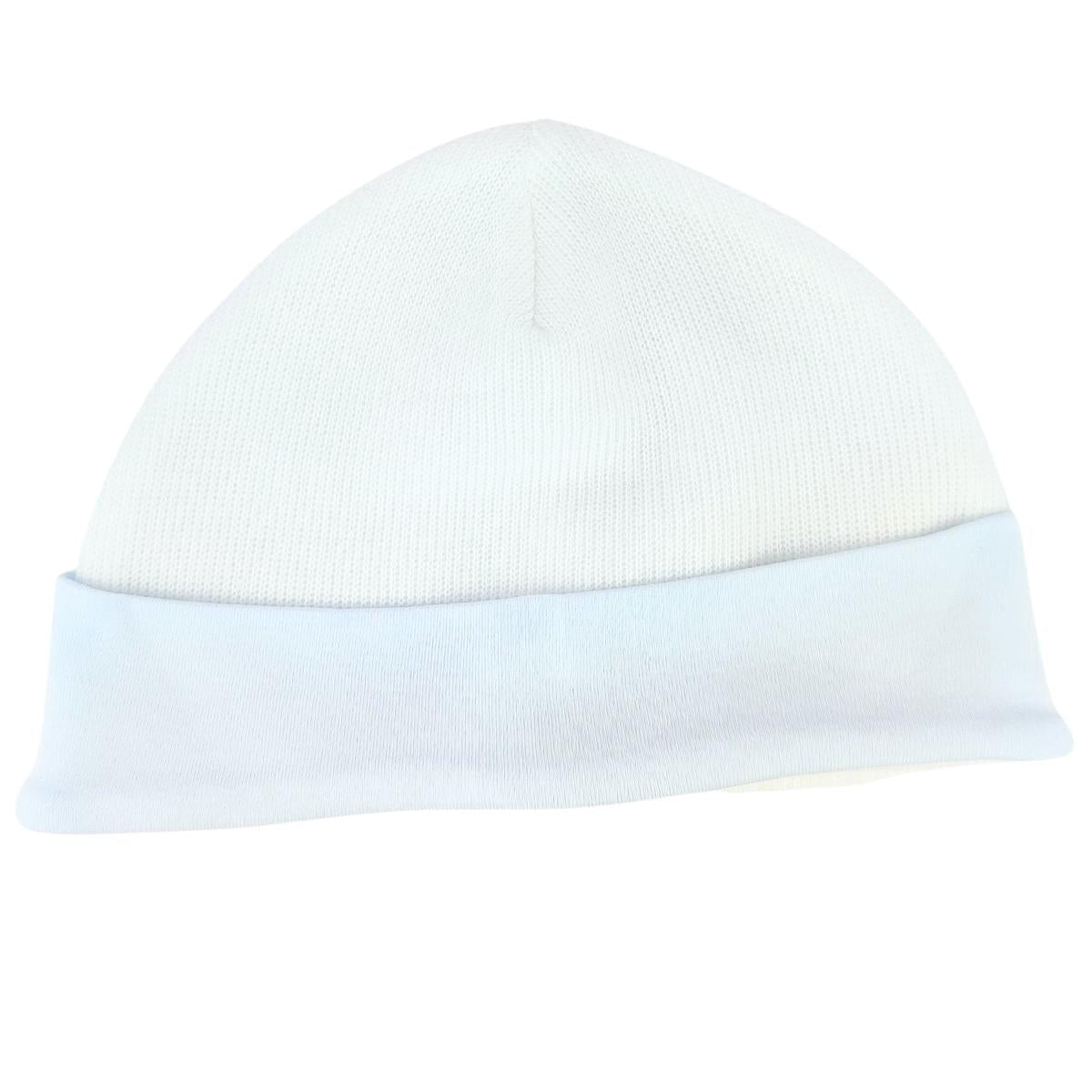 Conjunto Bebe - punto ingles - Amigos duo - Blanco-Celeste