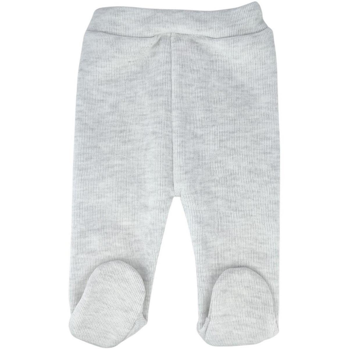 Conjunto Bebe - punto ingles - Amigos duo - Blanco-Gris