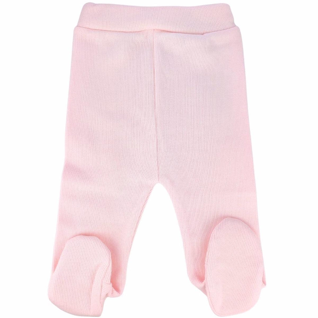 Conjunto Bebe - punto ingles - Amigos duo - Blanco-Rosado