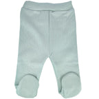 Conjunto Bebe - punto ingles - Amigos duo - Blanco-Verde