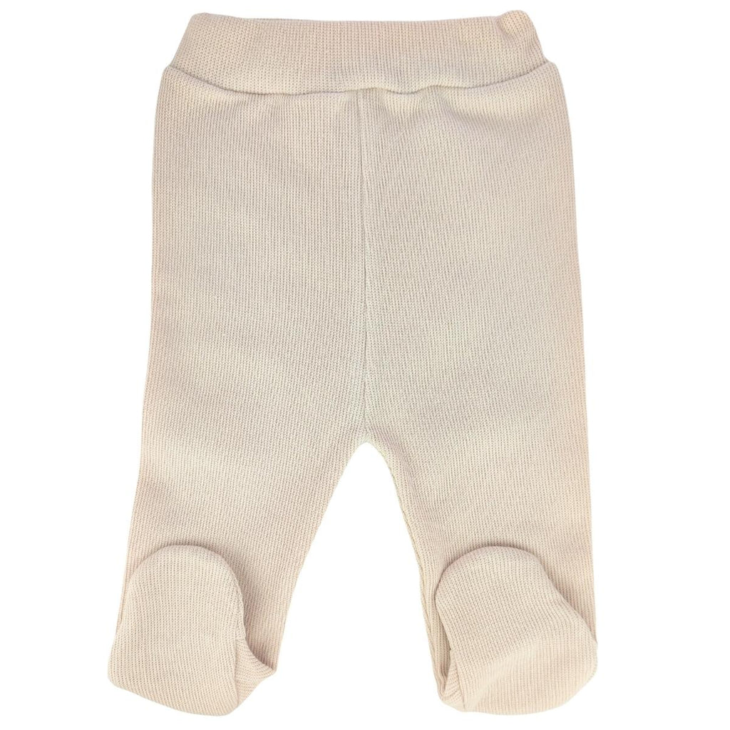 Conjunto Bebe - punto ingles - Amigos duo - Crema-Beige