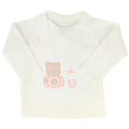 Conjunto Bebe - punto ingles - Amigos duo - Crema-Melon