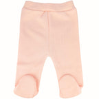 Conjunto Bebe - punto ingles - Amigos duo - Crema-Melon