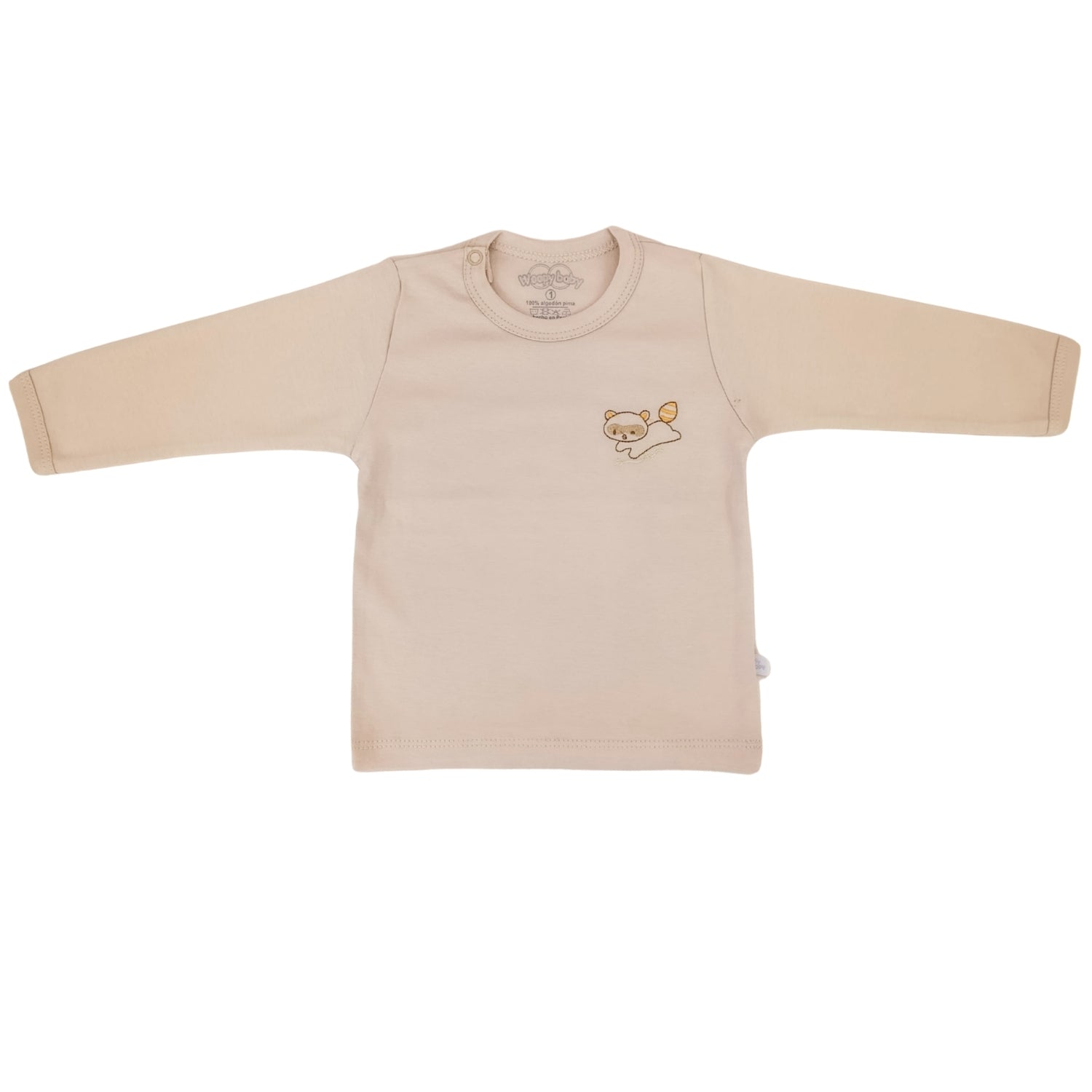 Polo Bebé Manga Larga en Algodón - N219