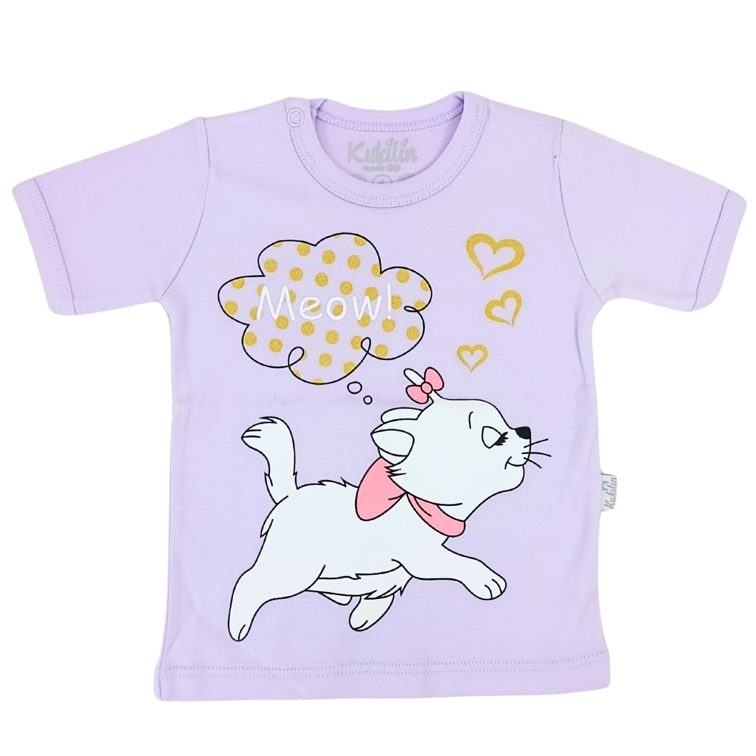 Polo de Bebé Manga Corta en Algodón - N21