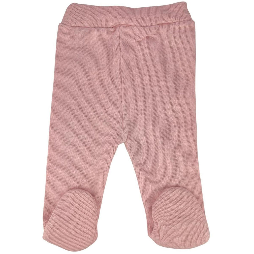 Conjunto Bebe - punto ingles - Amigos duo - Crema-Palo Rosa