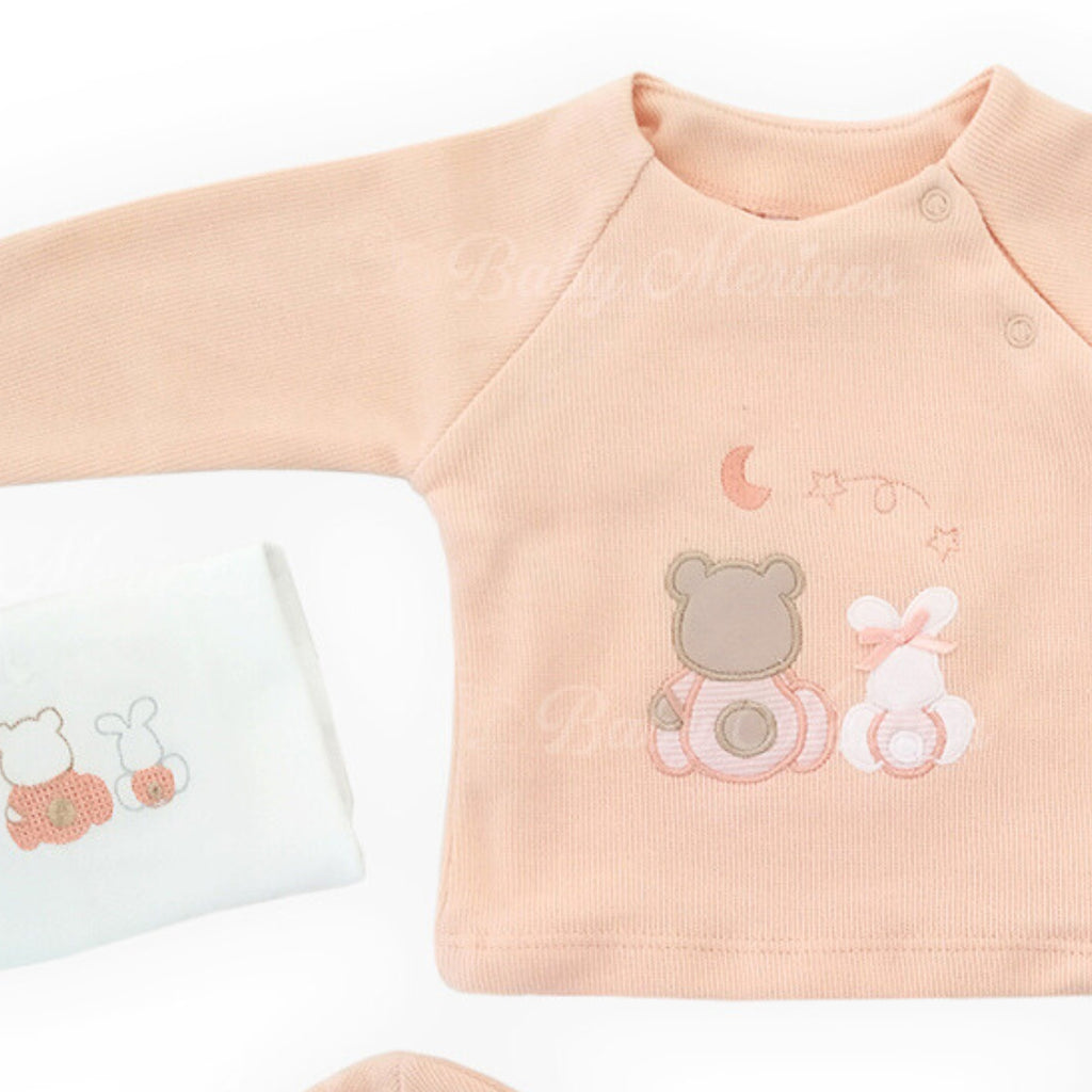 Conjunto Bebe - punto ingles - Amigos duo - Melon
