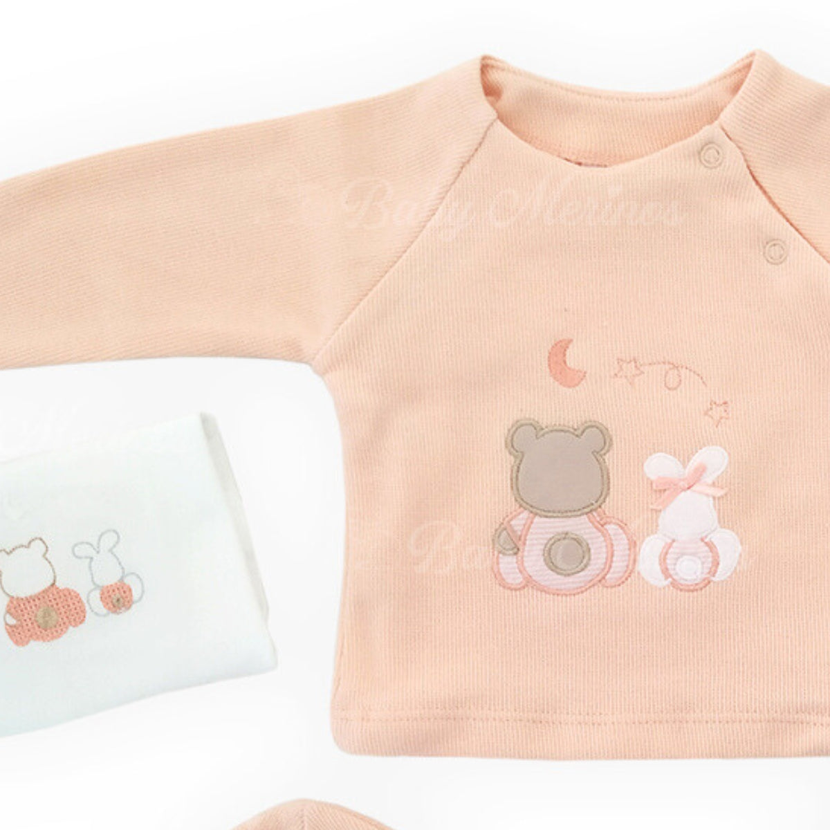 Conjunto Bebe - punto ingles - Amigos duo - Melon