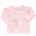 Conjunto Bebe - punto ingles - Amigos duo - Rosado