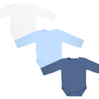 Set 3 Bodys bebé 100% algodón Niño