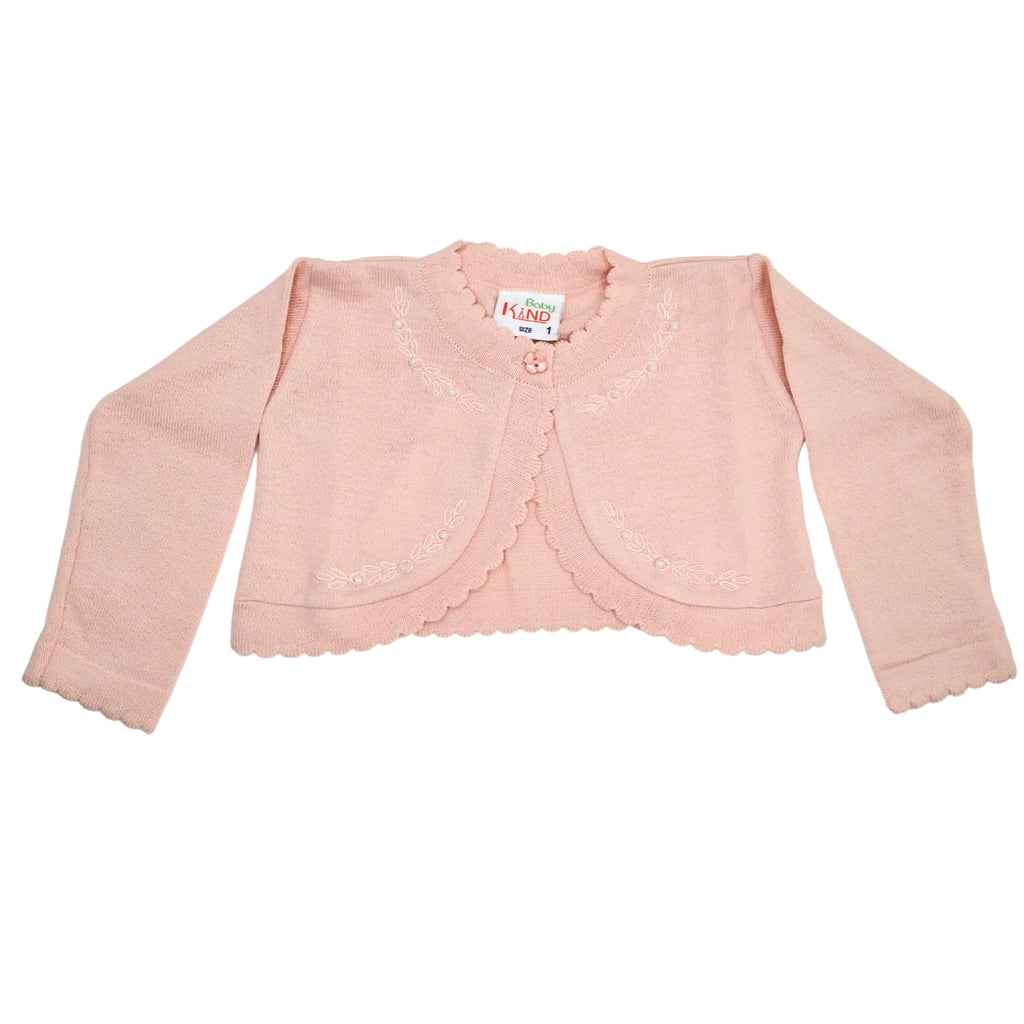Bolero Bebe - Hilo Algodón - Nany3 - Nude