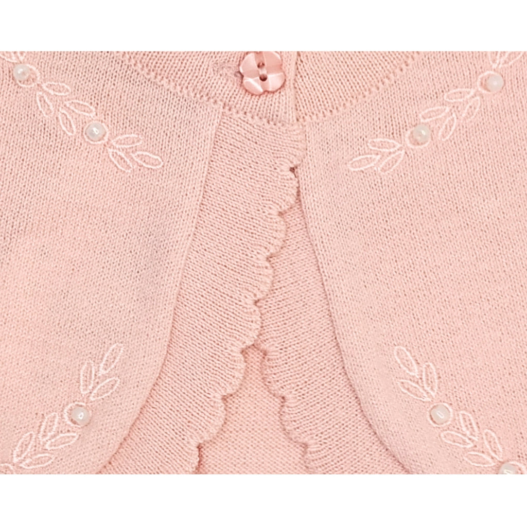 Bolero Bebe - Hilo Algodón - Nany3 - Nude