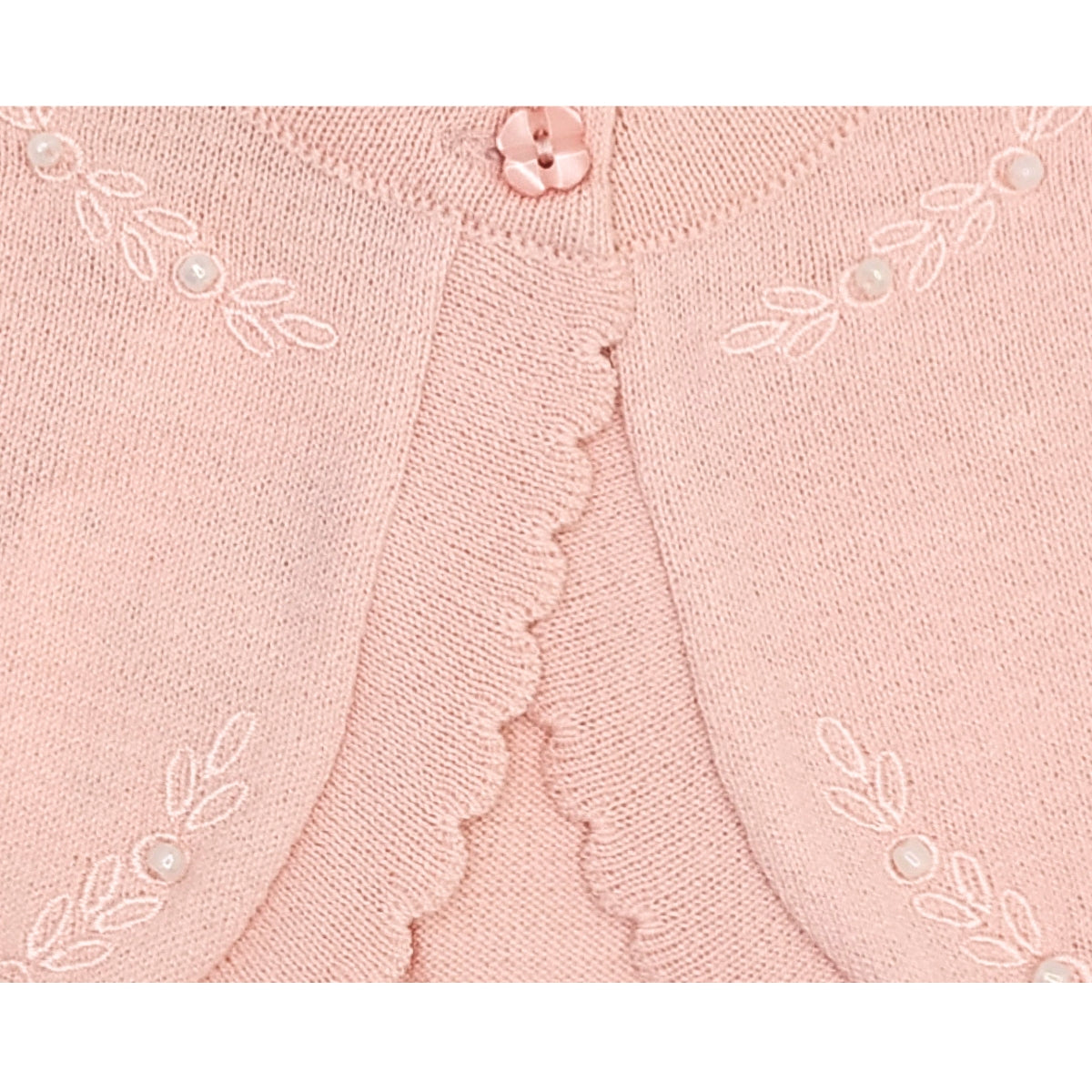 Bolero Bebe - Hilo Algodón - Nany3 - Nude