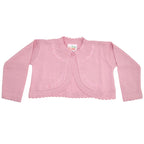 Bolero Bebe - Hilo Algodón - Nany3 - Palo Rosa