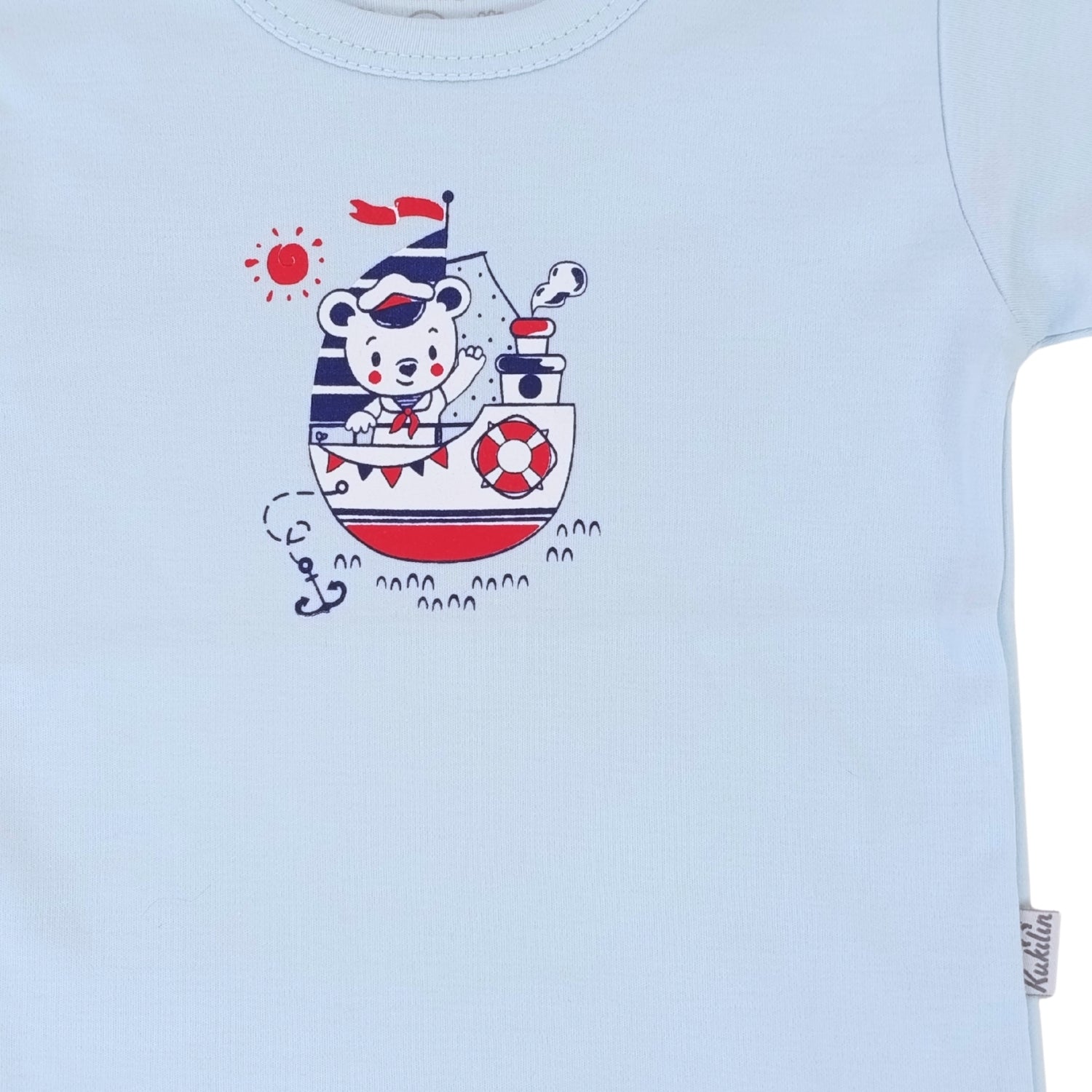 Polo Bebé Manga Larga en Algodón - N225