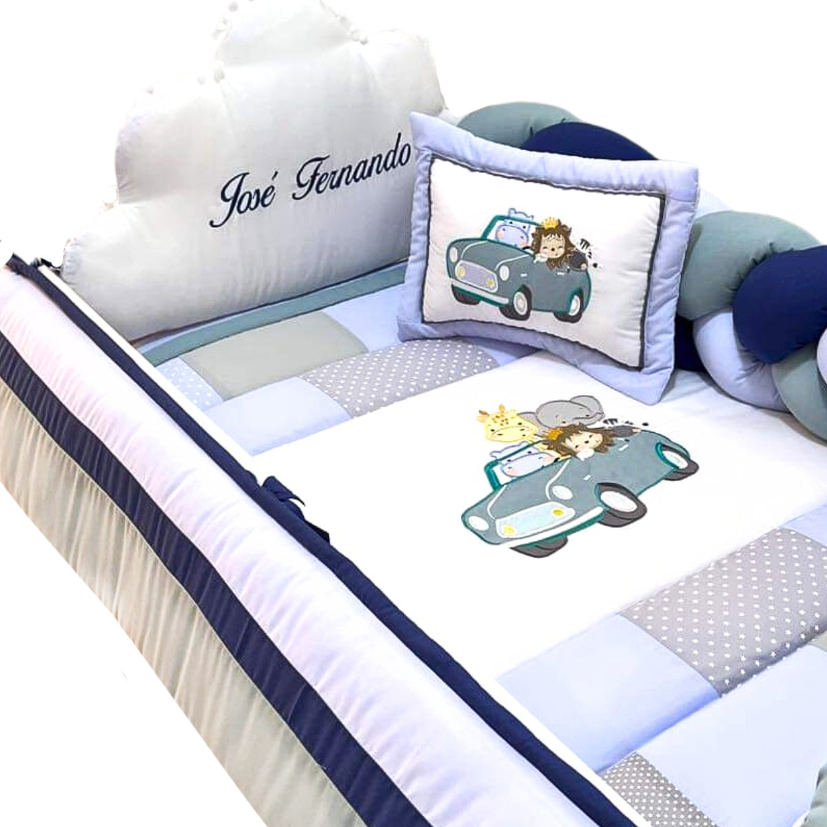 Set de Cuna y Protectores Cuna - Prestige Luxe - Auto