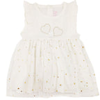 Vestido Corazones - Crema