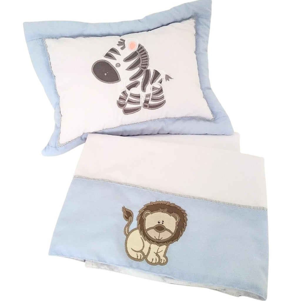 Set de Cuna y 4 protectores - Prestige - Los amigos de la selva 1