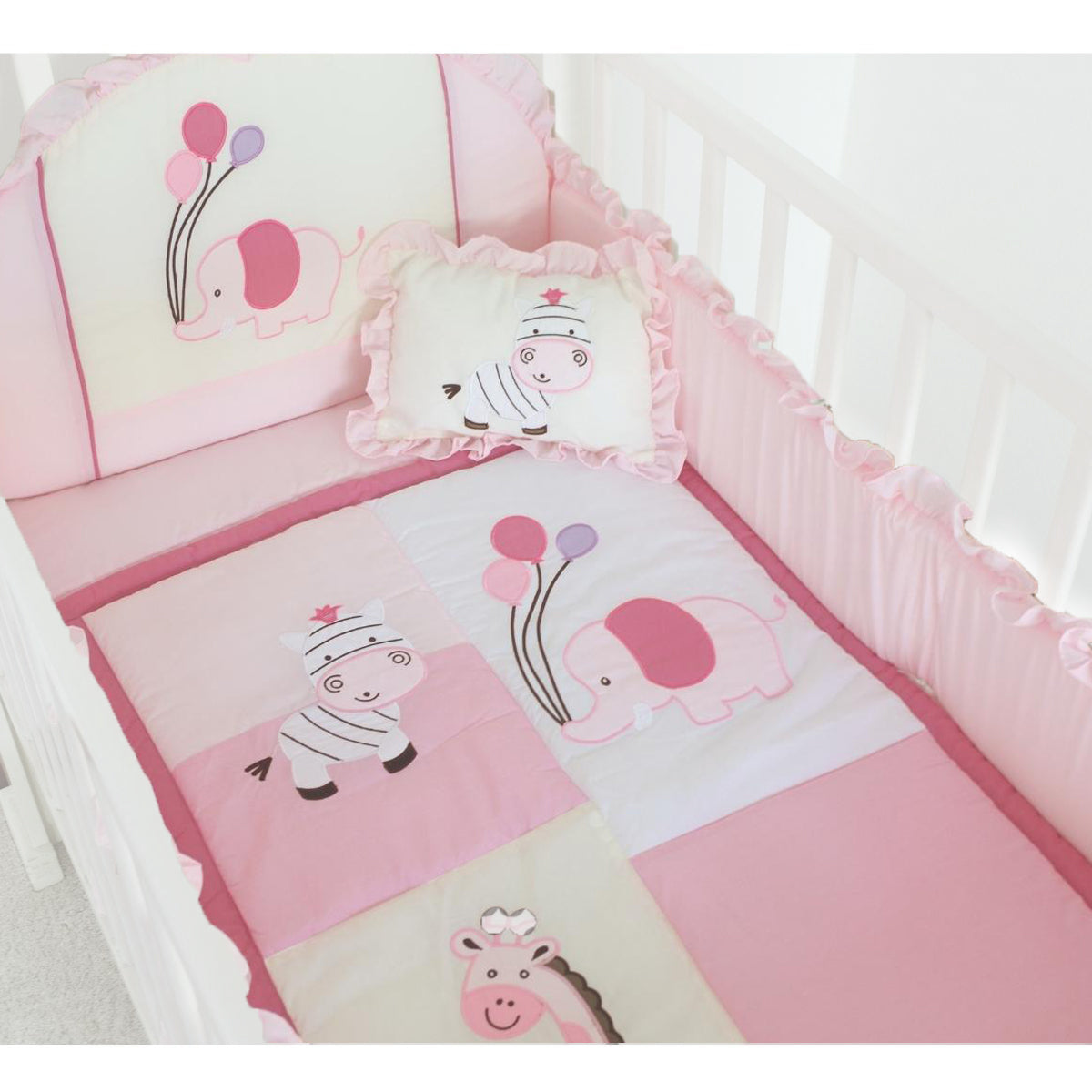 Set de cuna y Protector - Tradición - Los tres amigos