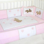 Set de Cuna y 4 protectores - Prestige - Osita soñadora