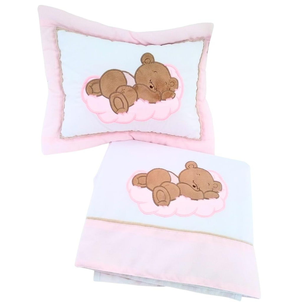 Set de Cuna y 4 protectores - Prestige - Osita soñadora