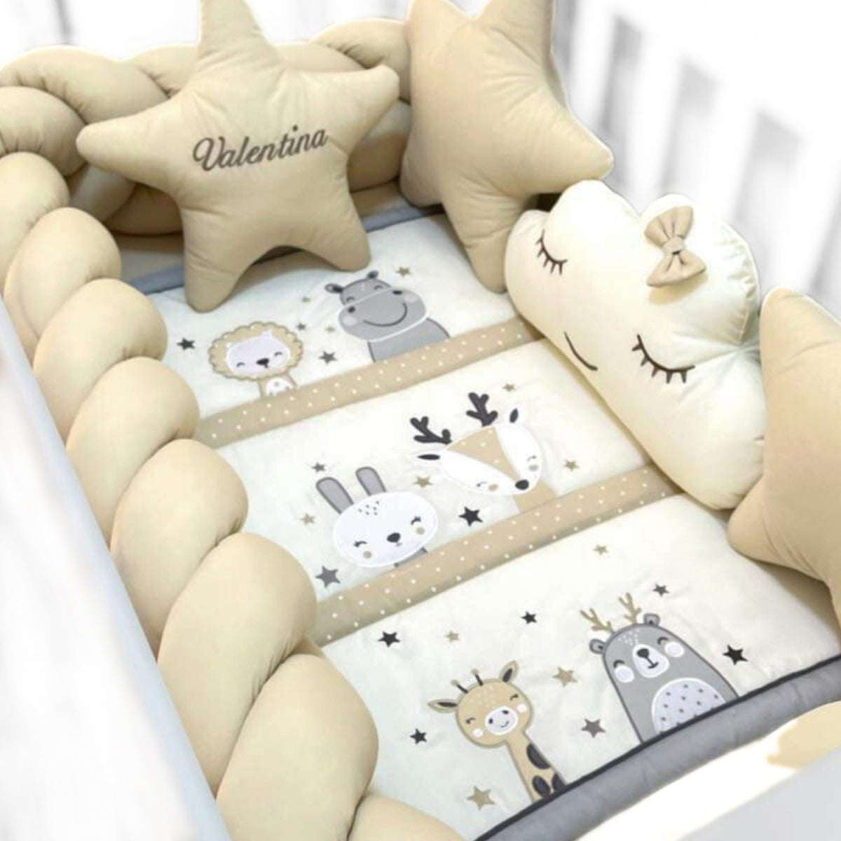 Set de Cuna y protectores - Prestige Luxe - 6 amigos