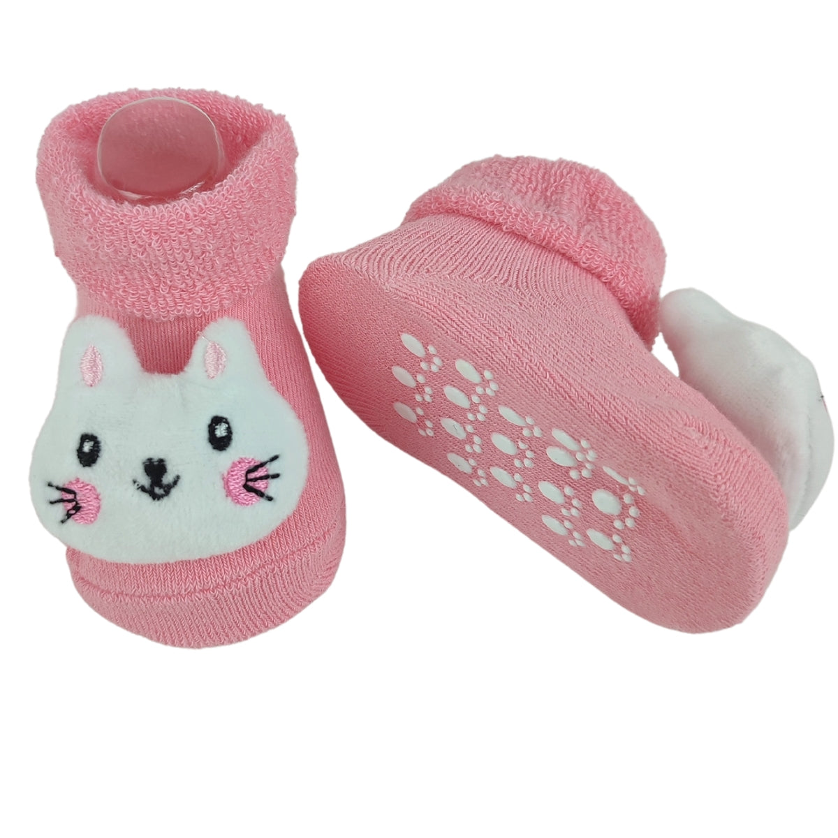 Medias Sonajeras - Gatita - Rosado