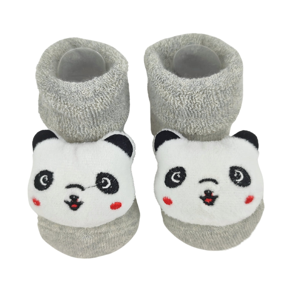 Medias Sonajeras - Panda - Plomo