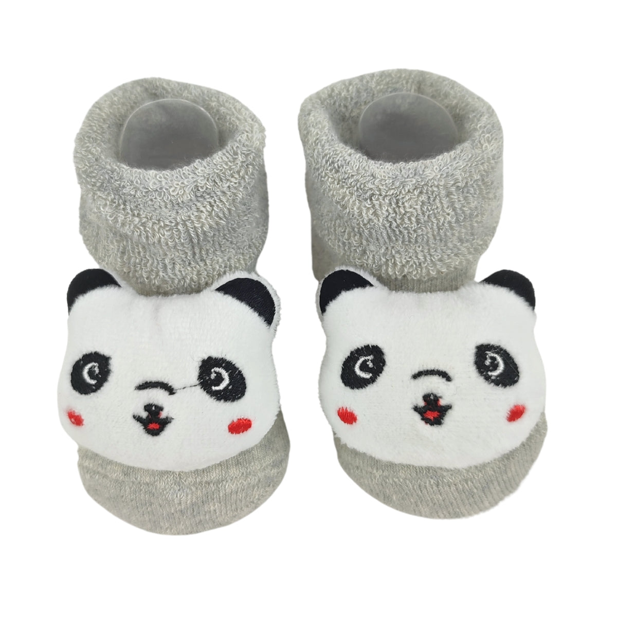 Medias Sonajeras - Panda - Plomo