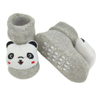 Medias Sonajeras - Panda - Plomo