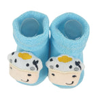 Medias Sonajeras - Vaca - Celeste