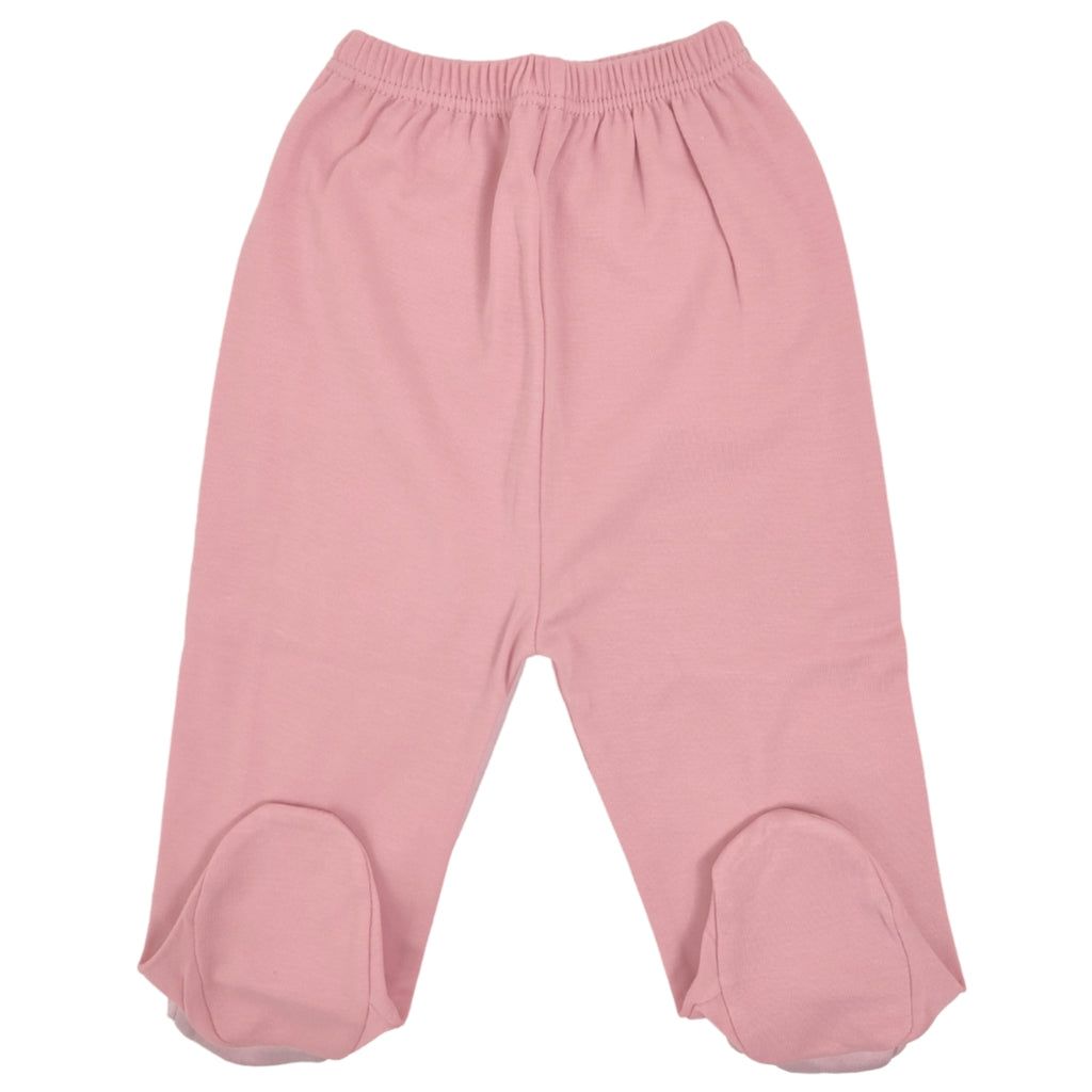 Pack 3 pantalones con pies 100% algodón - 07