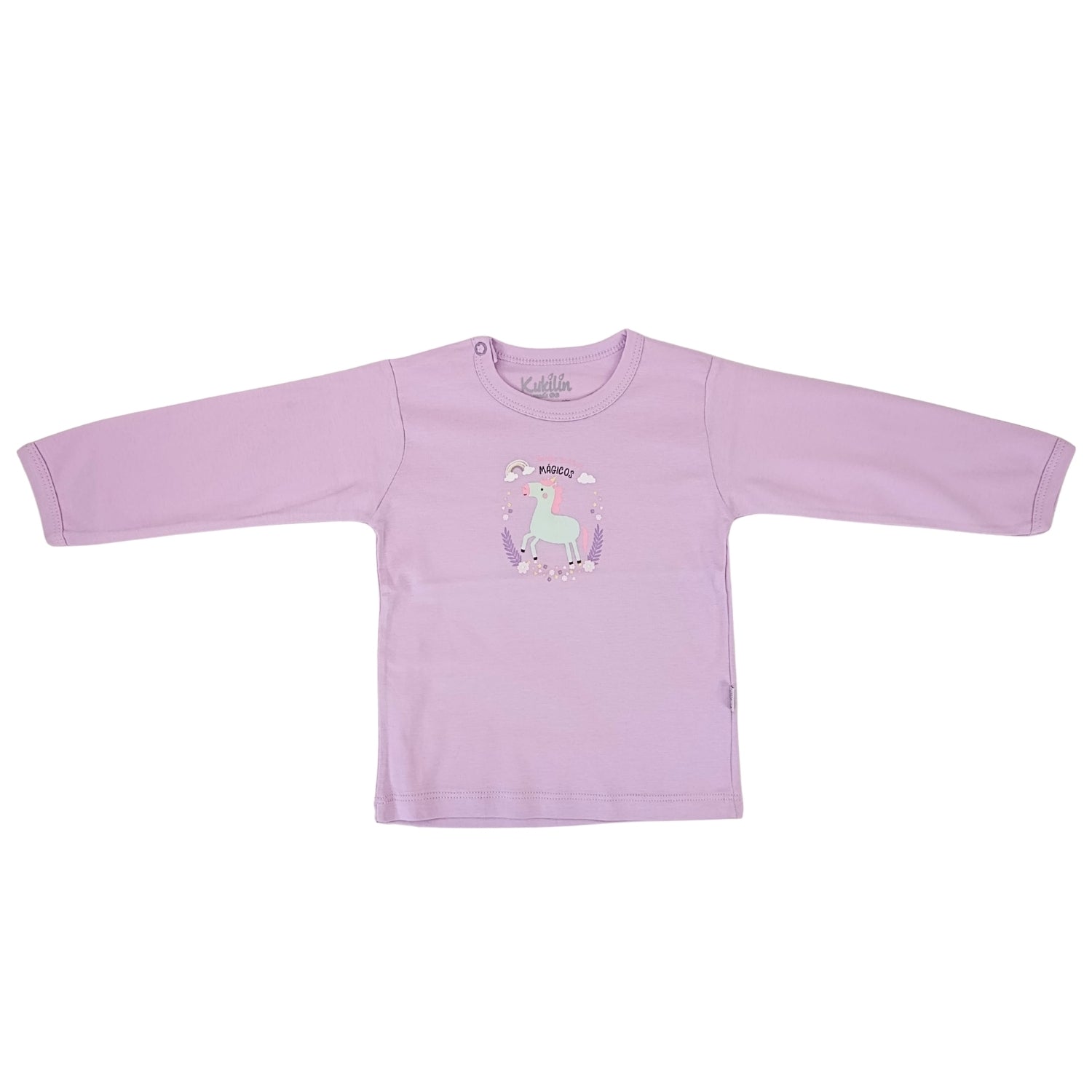 Polo Bebé Manga Larga en Algodón - N239