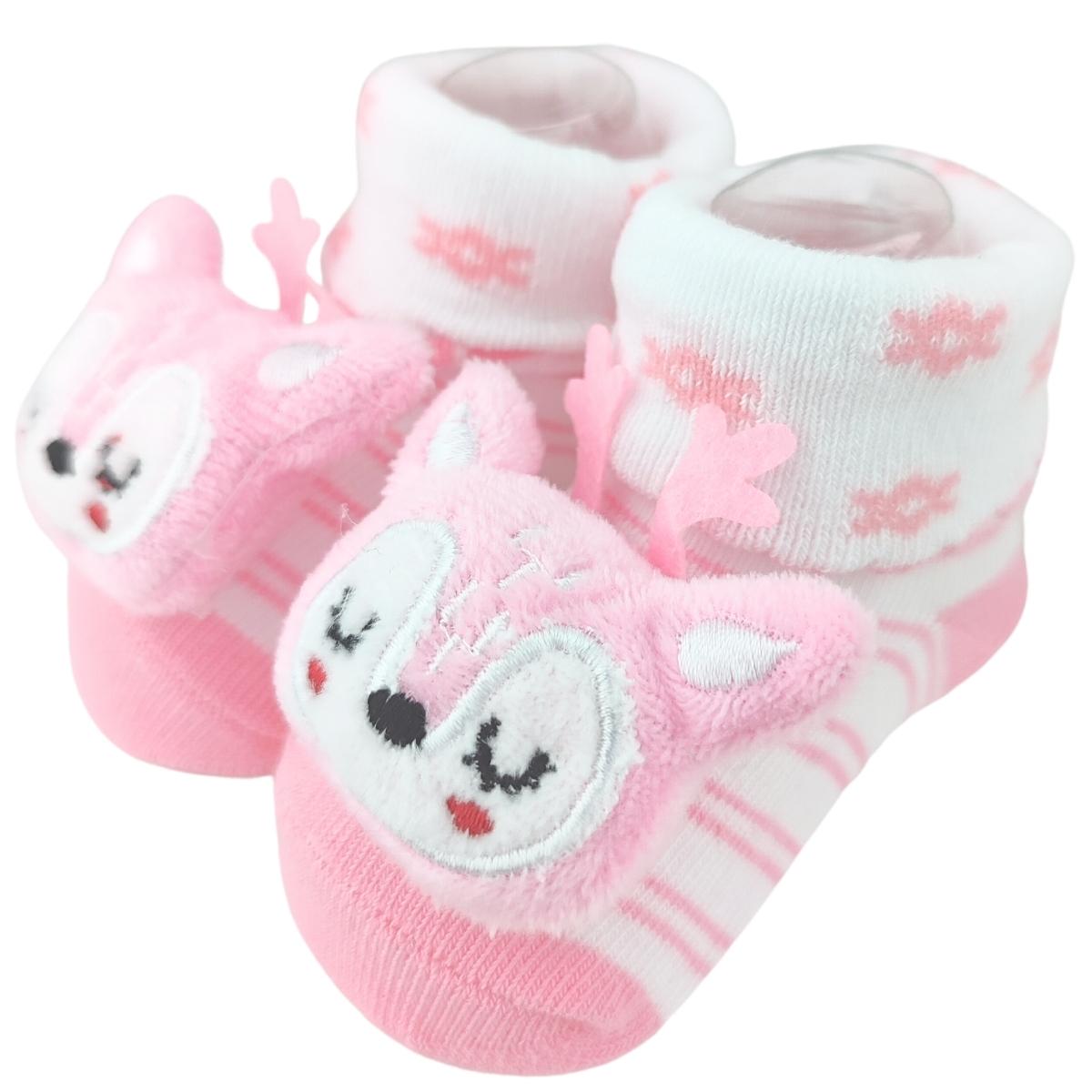 Medias Sonajeras - Zorrita - Rosado