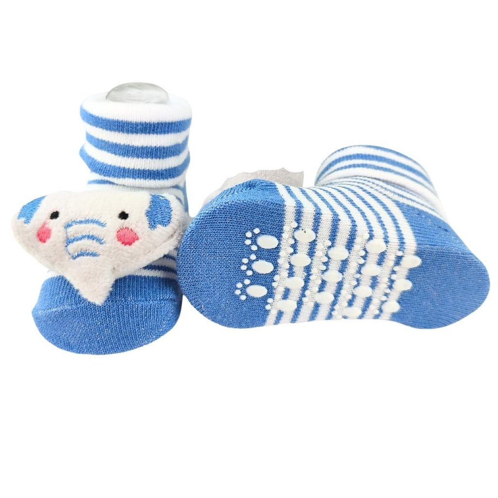 Medias Sonajeras - Elefante - Azul
