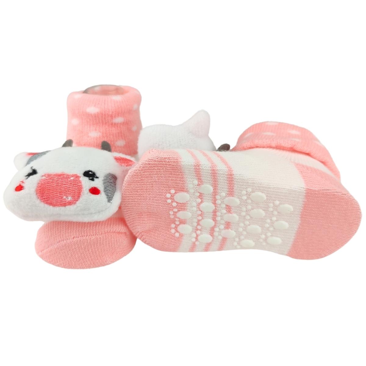 Medias Sonajeras - Vaca - Rosado