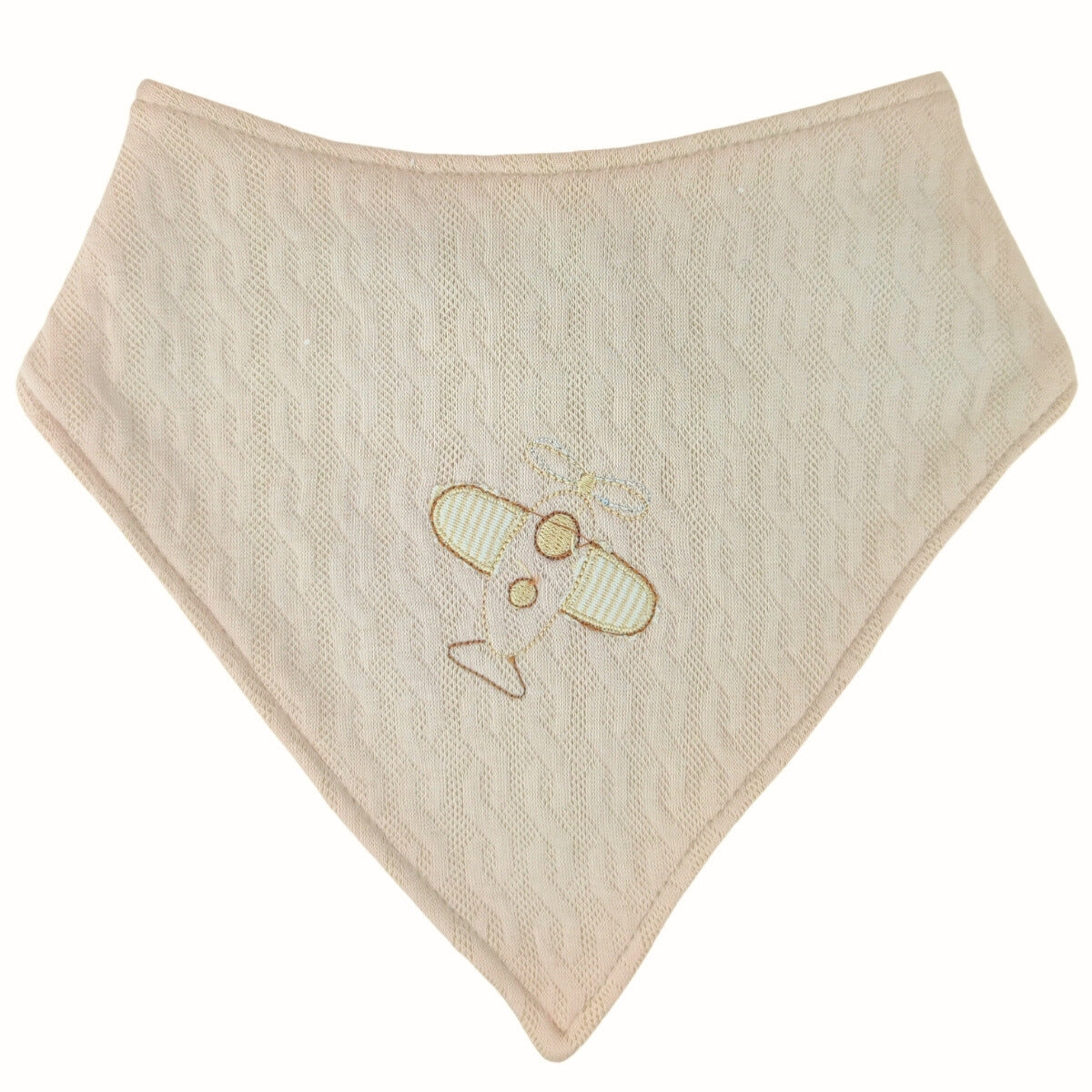 Pack 3 Bandanas Baberos en algodón jacquard con broche - W06
