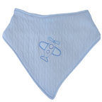Pack 3 Bandanas Baberos en algodón jacquard con broche - W06