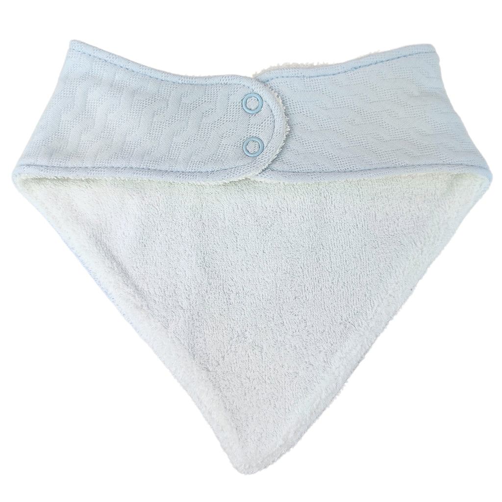 Pack 3 Bandanas Baberos en algodón jacquard con broche - W06