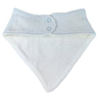Pack 3 Bandanas Baberos en algodón jacquard con broche - W06