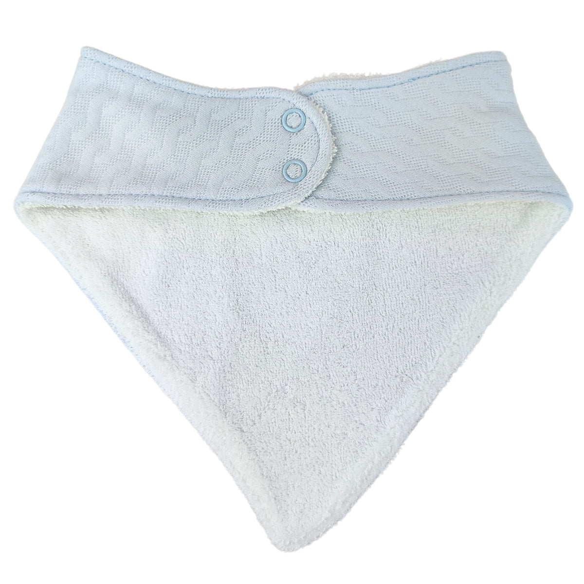 Pack 3 Bandanas Baberos en algodón jacquard con broche - W06