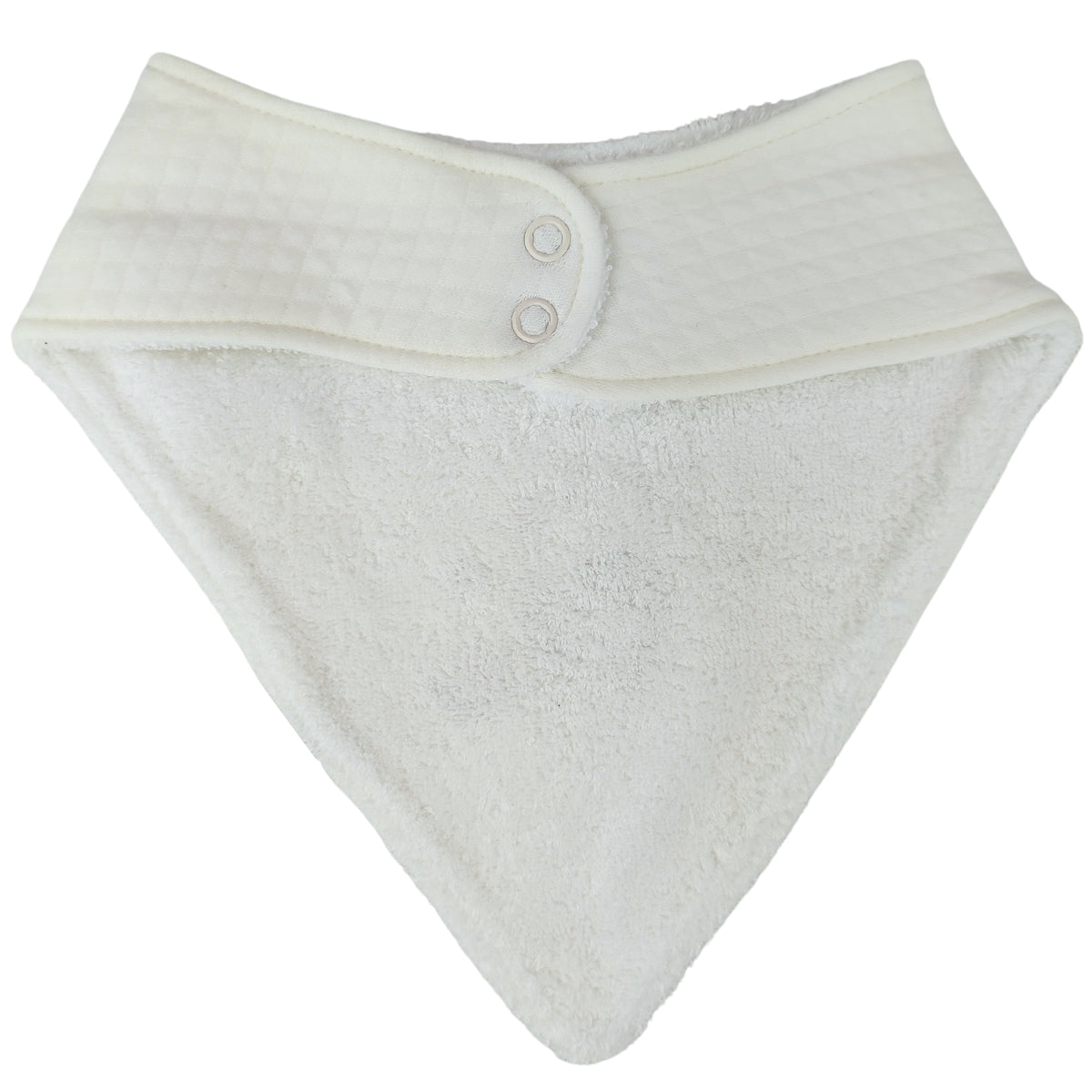 Pack 3 Bandanas Baberos en algodón jacquard con broche - W06
