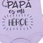 Body Bebé Manga Corta - Mi papa es mi heroe - N255