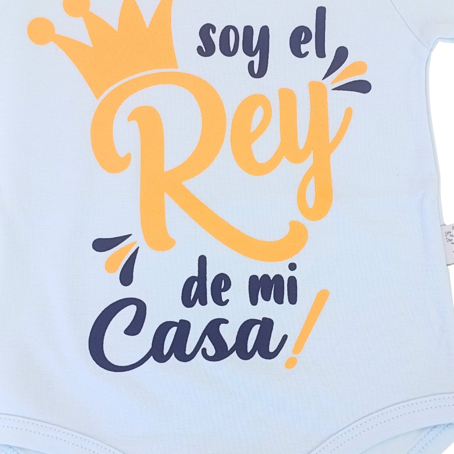 Body Bebé Manga Corta - Soy el rey de mi casa - N257
