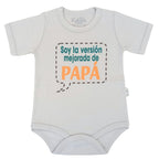 Body Bebé Manga Corta - Soy la version mejorada - N259