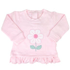 Conjunto Jacquard Flor - 3 piezas - Rosado - Talla 0