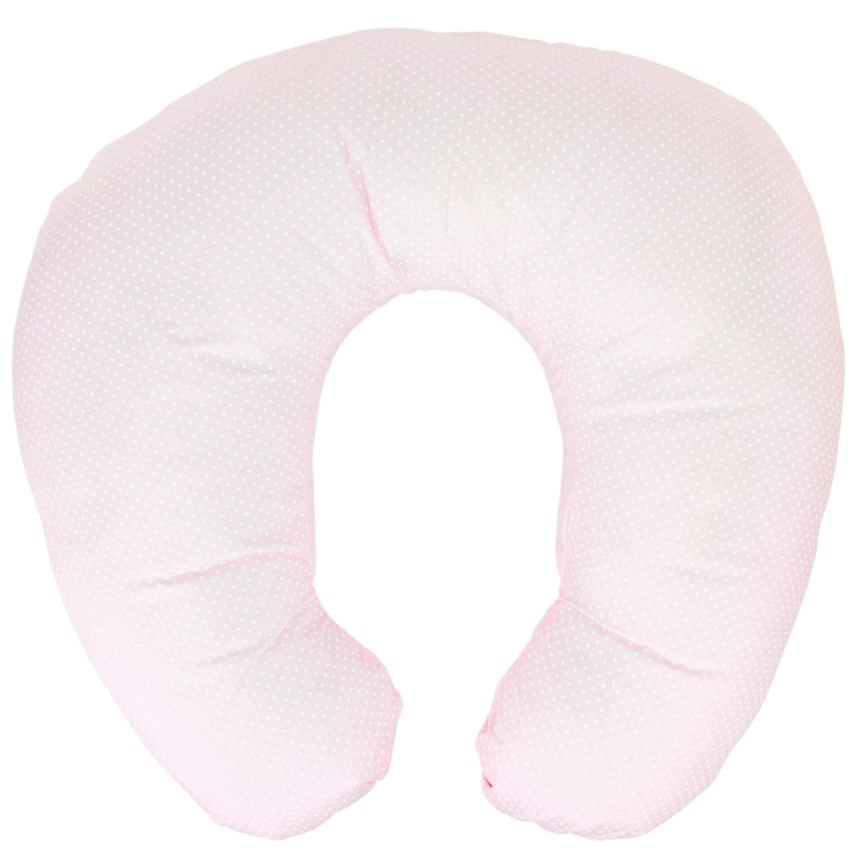 Cojín de lactancia - Puntitos blancos - Rosado